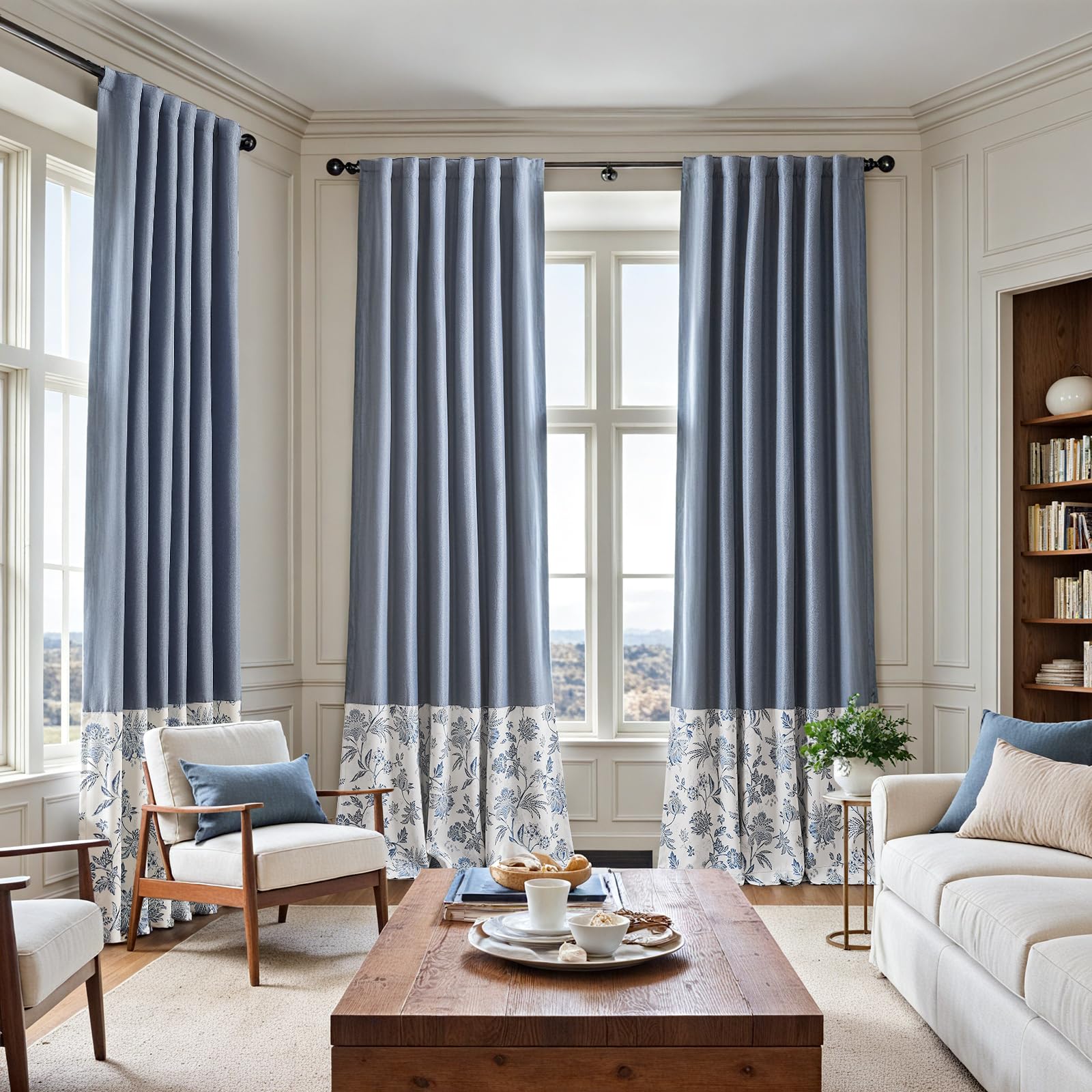 Amazon.com: jinchan Faux Linen Blackout Curtains for Bedroom